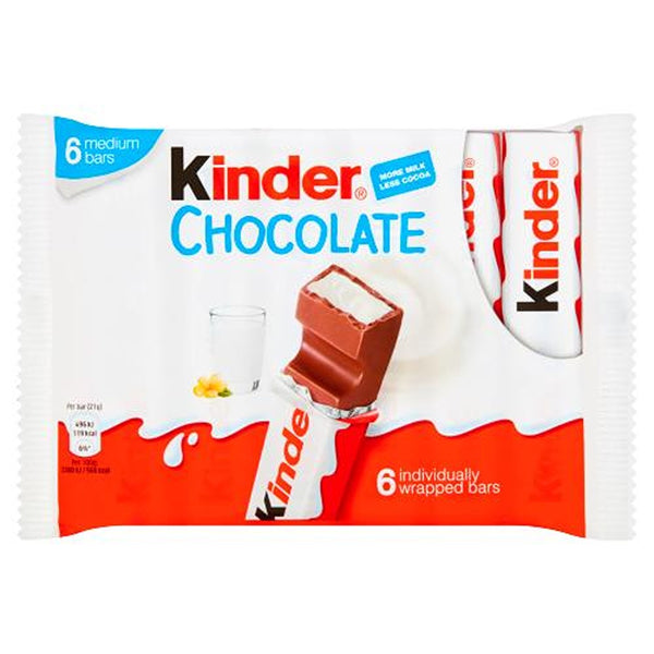Kinder Maxi T6 Creamy Milk Chocolate Bars | 6 Pack