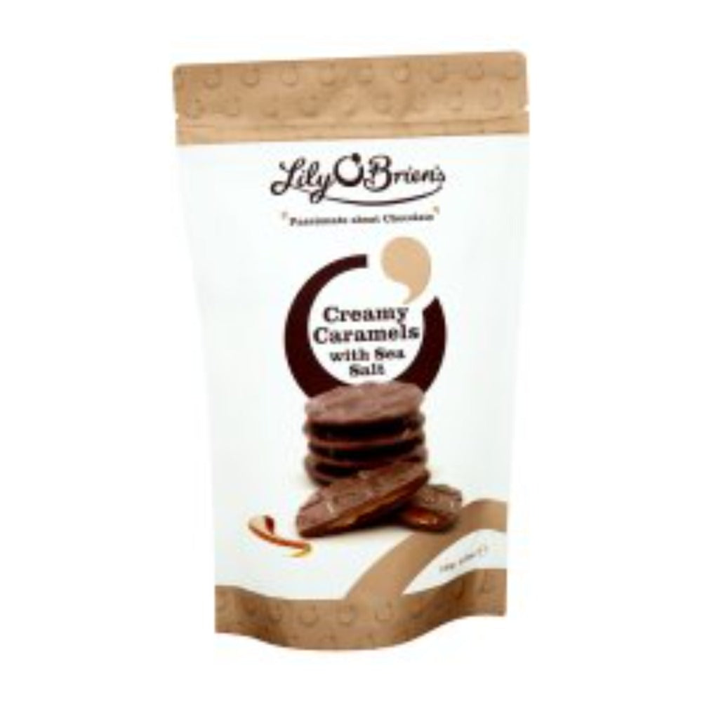Lily O'Briens Salted Caramel Chocolates - Sea Salt, 126g Pouch