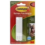 Command Damage-Free Narrow Picture Hanging Strips | Holds up to 5.4 kg, 4pk