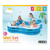 Intex Family Inflatable Swimming Pool with Seats | 229 x 229 x 66cm