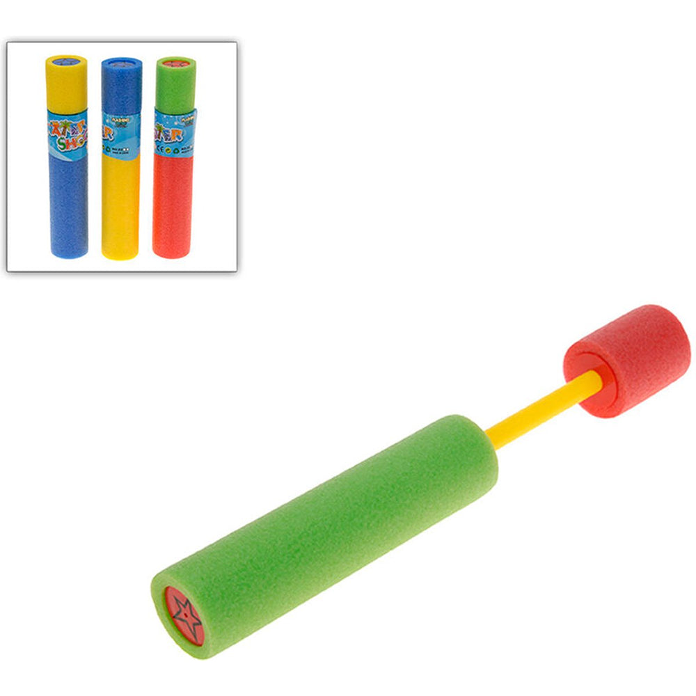 Summer Fun Soft Foam Water Shooter | 26cm, Bright Assorted Colours