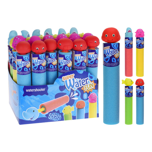 Foam Water Shooter Toy | 31cm, Assorted Animal Designs and Colours