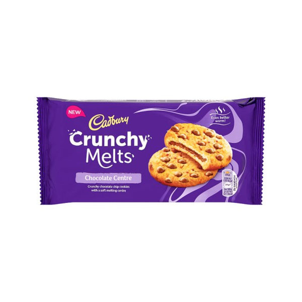 Cadbury's Crunchy Melts Chocolate Centre Chocolate Chip Cookies | 156g