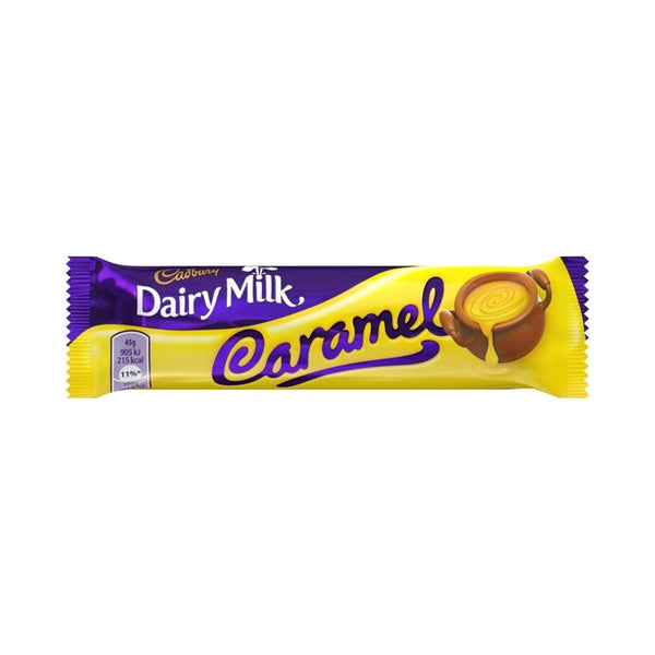 Cadbury's Dairy Milk Caramel Chocolate Bar | 48g, Gooey Caramel Centre