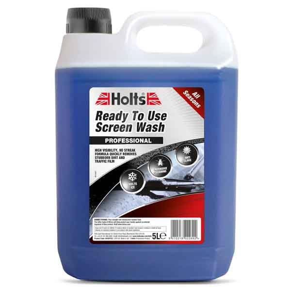 Holts Ready to Use Winter Screen Wash | All-Seasons, 5L, No-Streak