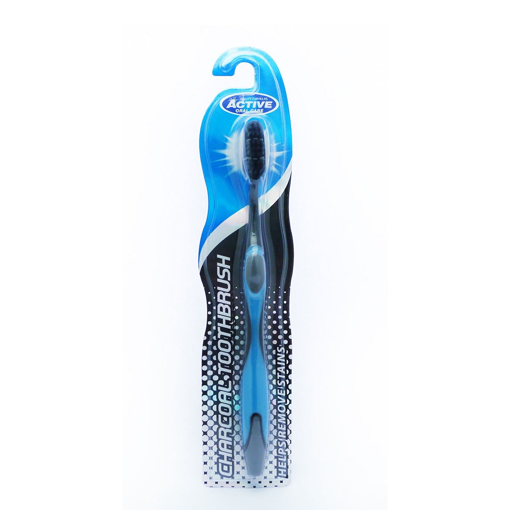Beauty Formulas Bamboo Charcoal Toothbrush | Soft Bristles
