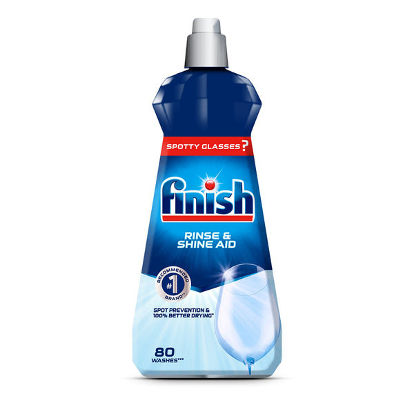 Finish Rinse & Shine Aid | Spot Prevention & Enhanced Drying