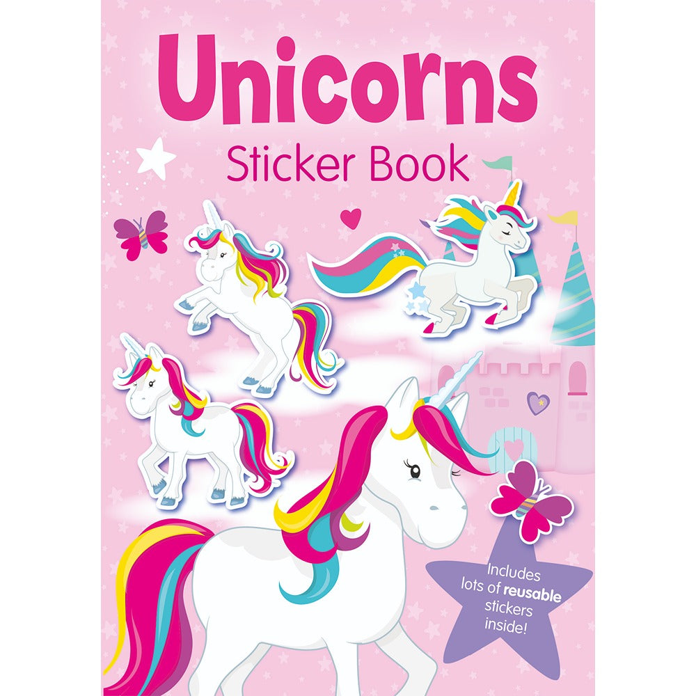Unicorns Unicorn Sticker Book Stickers | Reusable, Repositionable, Durable
