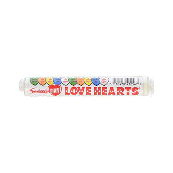 Swizzels Giant Love Hearts Sweets | Printed Messages, Assorted Colours