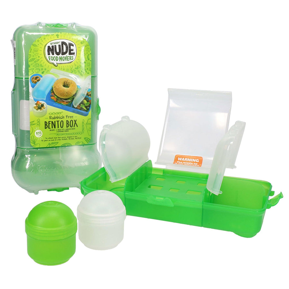 Smash Nude Food Movers Rubbish Free Lunchbox with Fruit Containers | Assorted