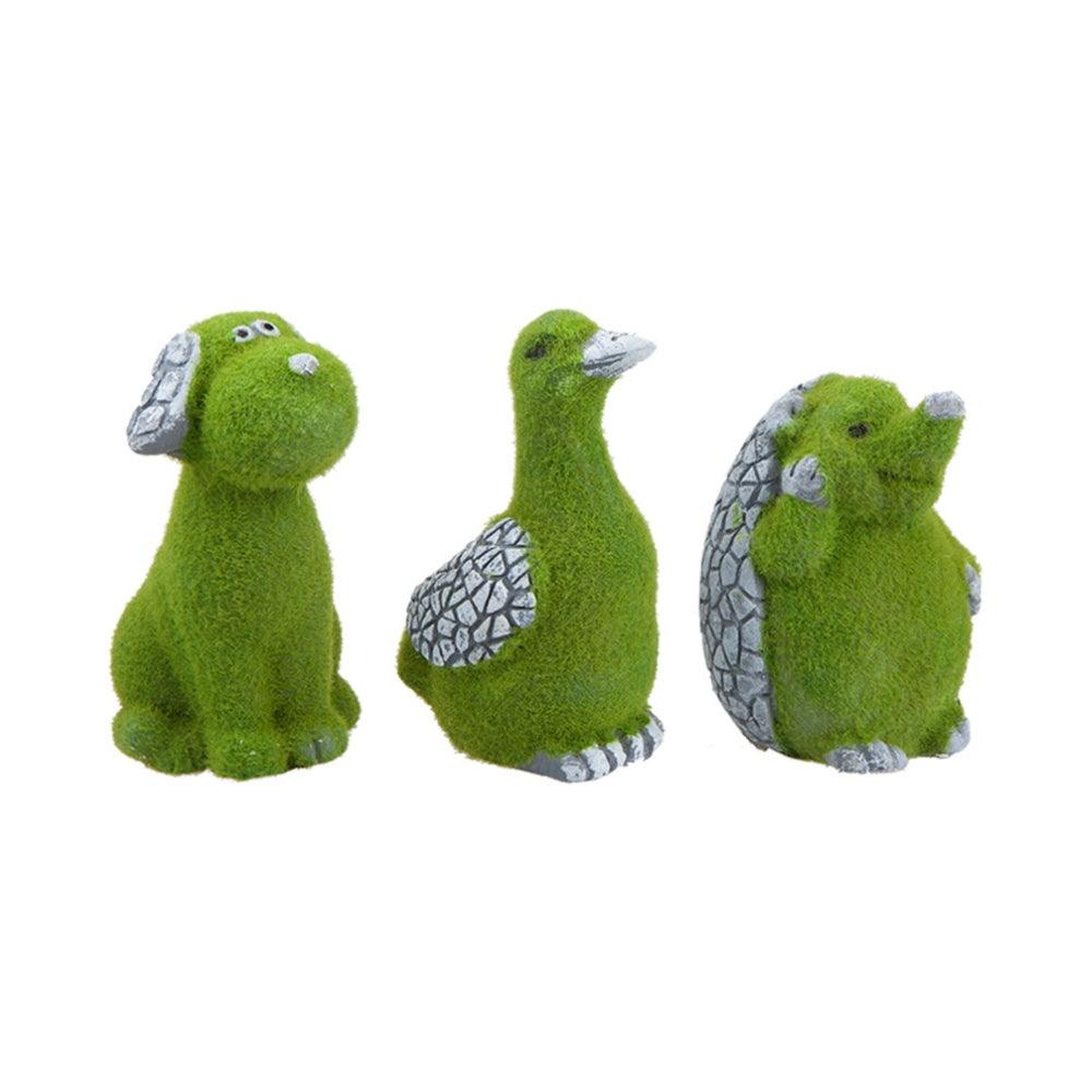 Flock Resin Ornament | Assorted | 8cm - Choice Stores