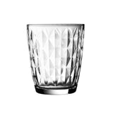 Ravenhead Essentials Jewel 4pk Mixer Glassware | High-Quality, Durable, Diamond-Cut Pattern