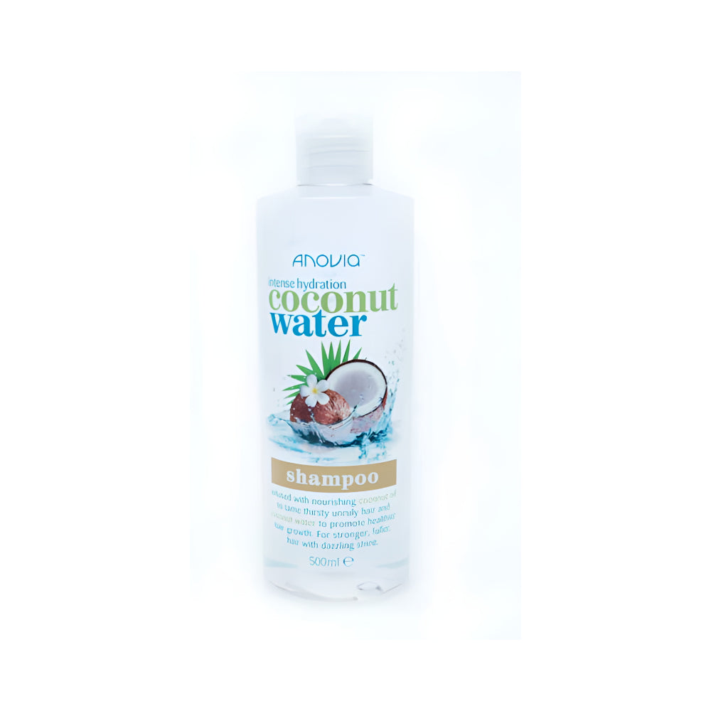 Anovia Coconut Water Moisturising Shampoo | with Coconut Oil, Anti-Frizz, 500ml