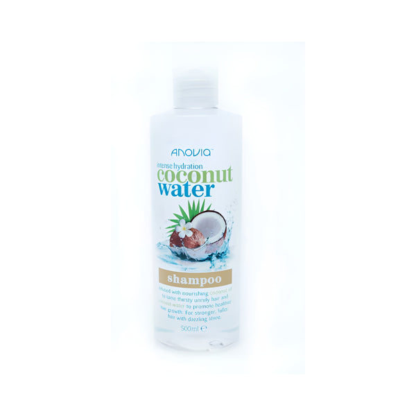 Anovia Coconut Water Moisturising Shampoo | with Coconut Oil, Anti-Frizz, 500ml