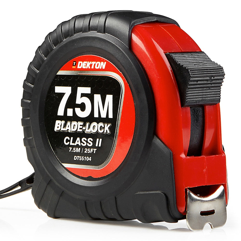 Dekton Tape Measure - Hard Case - 7.5M/25ft