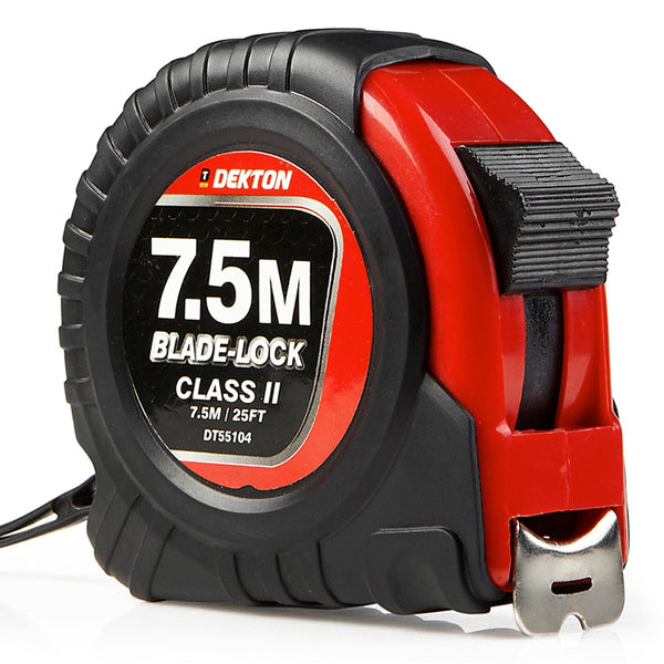 Dekton Tape Measure - Hard Case - 7.5M/25ft