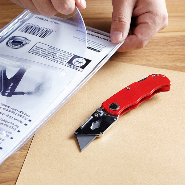 Dekton Folding Metal Tradesman Knife - 5 Blade