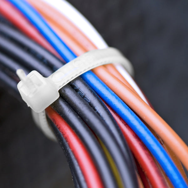 Dekton White Cable Tie - 150 Pack