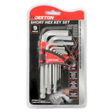 Dekton Ball End Short Hex Key 9 Piece Set