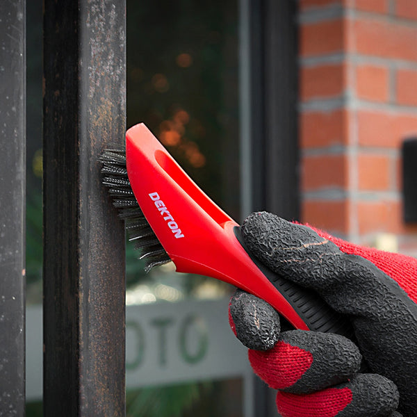 Dekton Soft Grip Stainless Steel Wire Brush