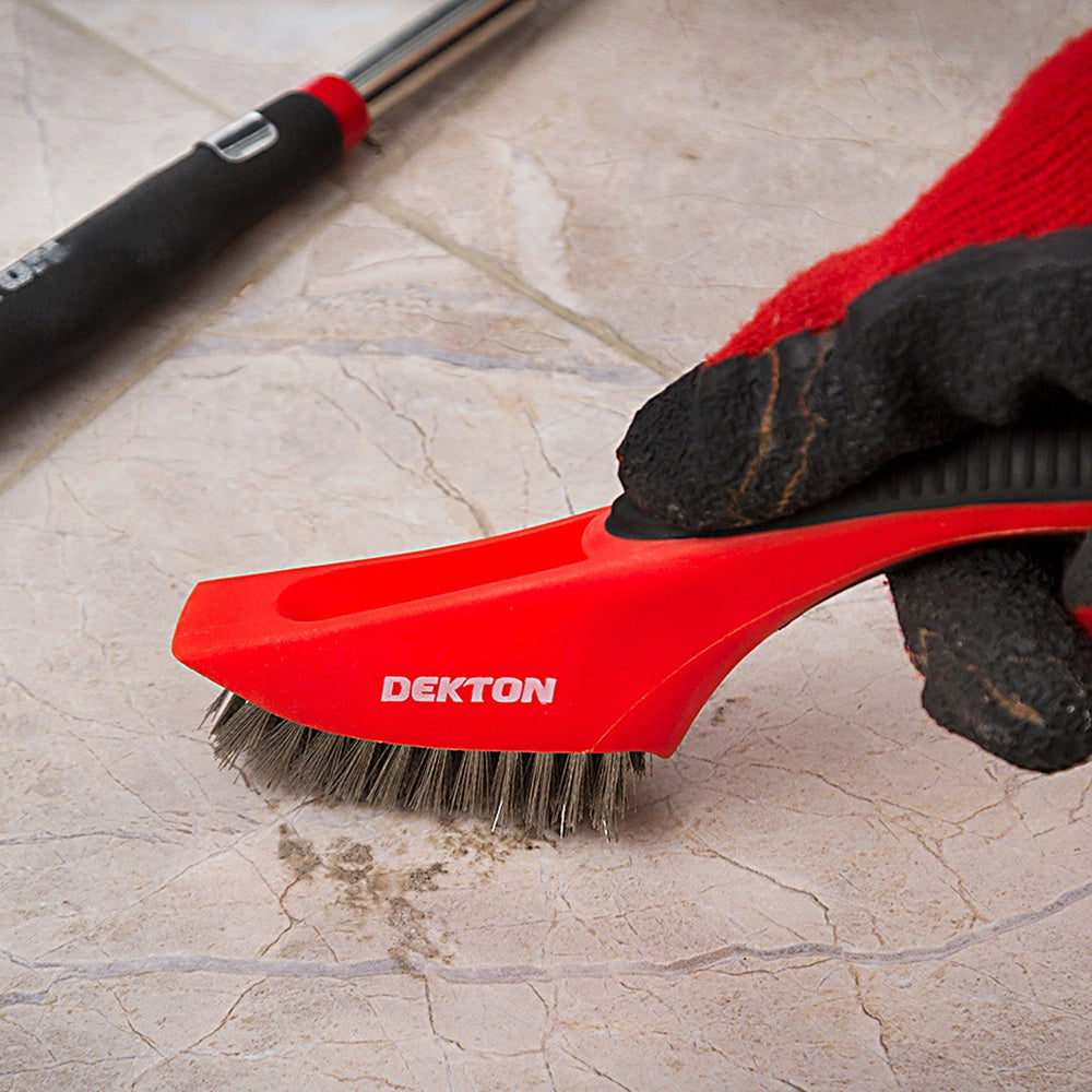 Dekton Soft Grip Stainless Steel Wire Brush