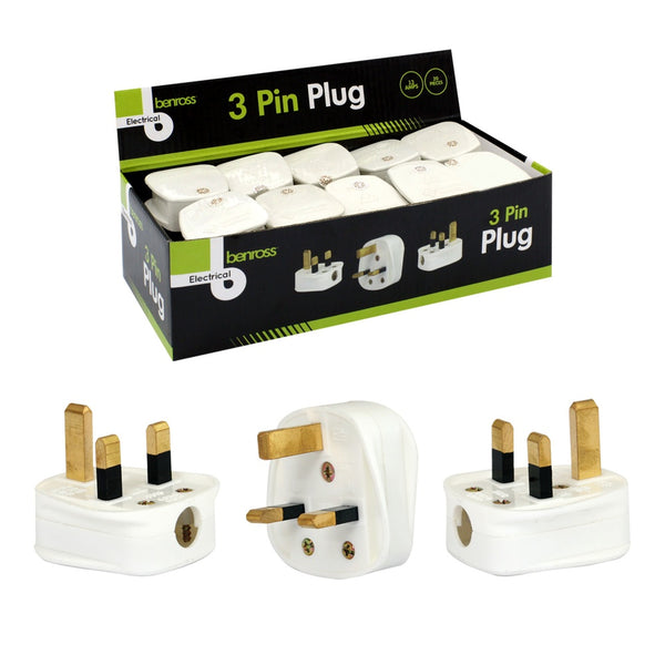 Replacement Plug 3pin 13Amp Ireland & UK