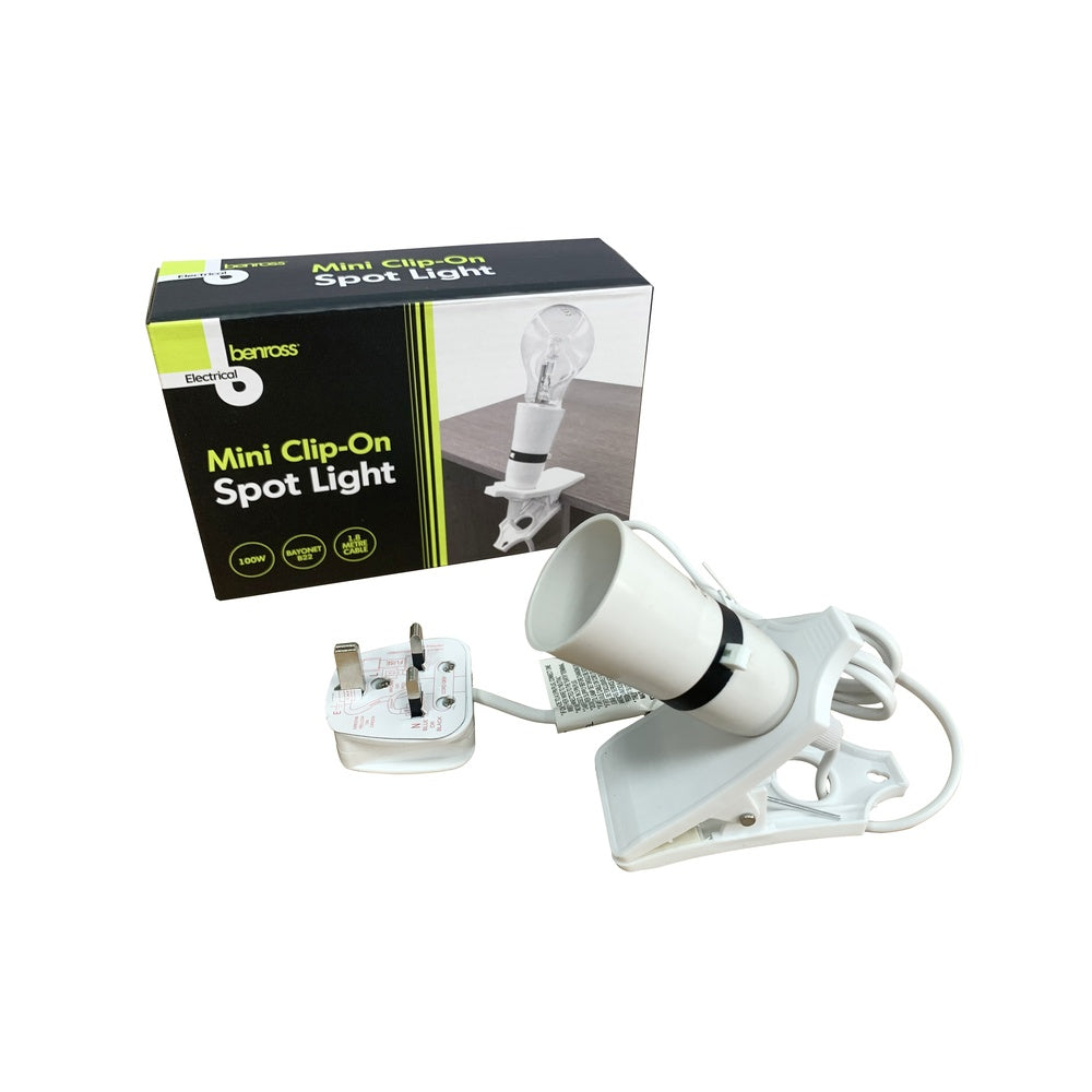 Benross Mini Clip-On Spot Light - 1.8m Cable