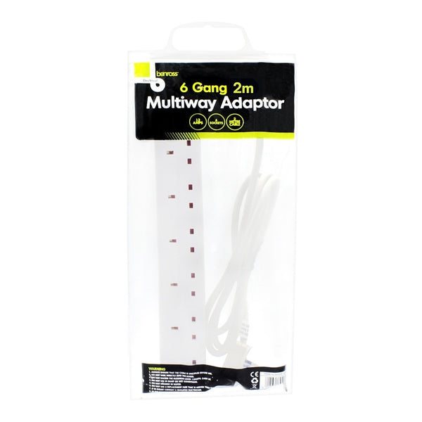 Benross 6 gang 2mtr Multiway Adapter