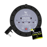 Benross 2 Gang 5 Metre 10 Amp Reel Extension Lead