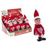 Long Leg Soft Body Christmas Elf Toy - Vinyl Face, Assorted Designs