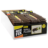 Maxifix Wall Plugs - 8mm Brown Plastic 100 Pack