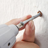 Maxifix Wall Plugs - 8mm Brown Plastic 100 Pack