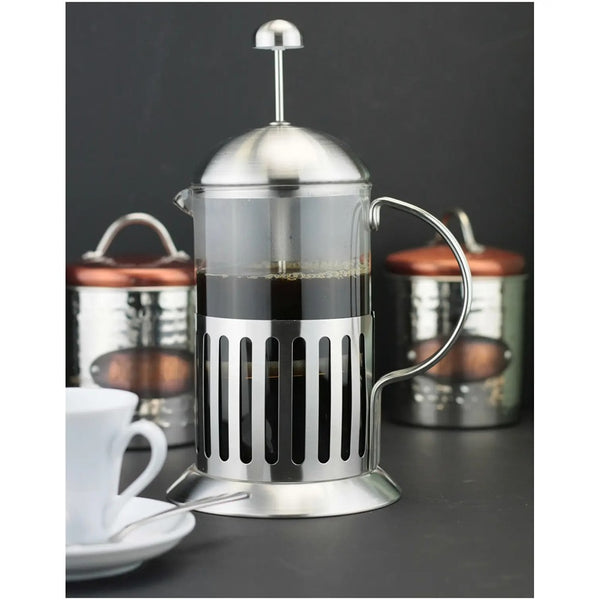 Apollo Coffee Plunger French Press | Heat-Resistant Glass, Stainless Steel