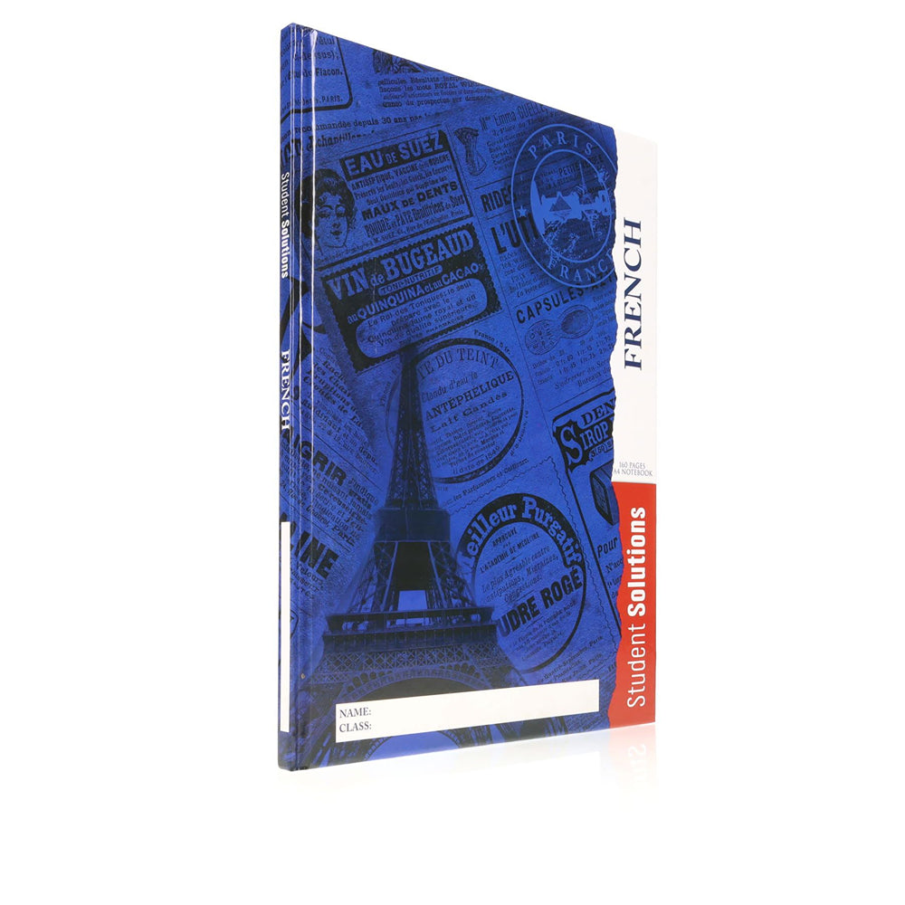 Student Solutions A4 Hardcover Notebook | 160 Page | French