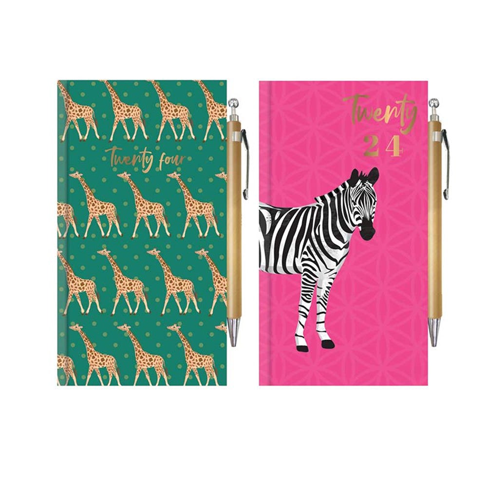 Tallon Slim Week to View Safari Diary With Pen | Assorted