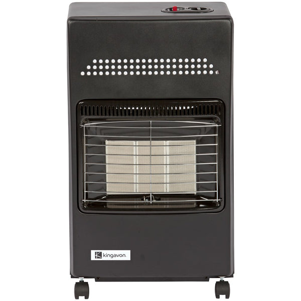 Kingavon Portable Gas Heater | 4.2kW, Slimline, Castor Wheels