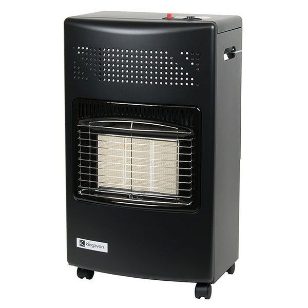 Kingavon Portable Gas Heater | 4.2kW, Slimline, Castor Wheels