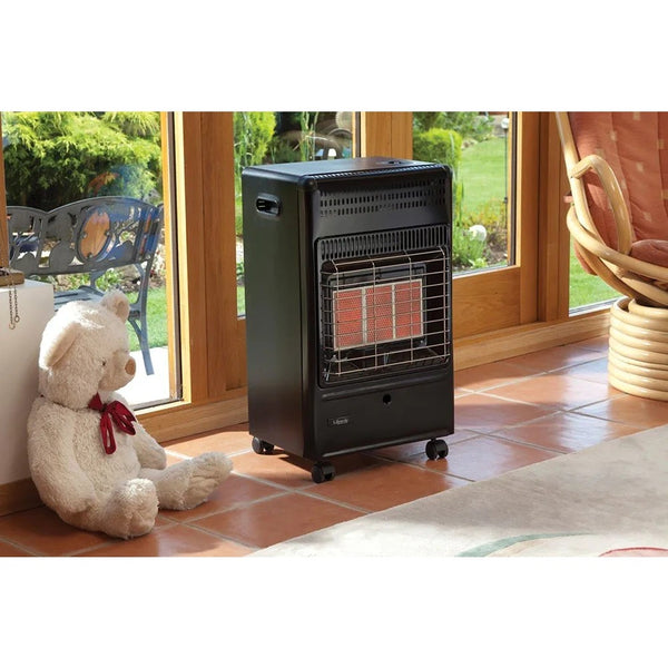 Kingavon Portable Gas Heater | 4.2kW, Slimline, Castor Wheels