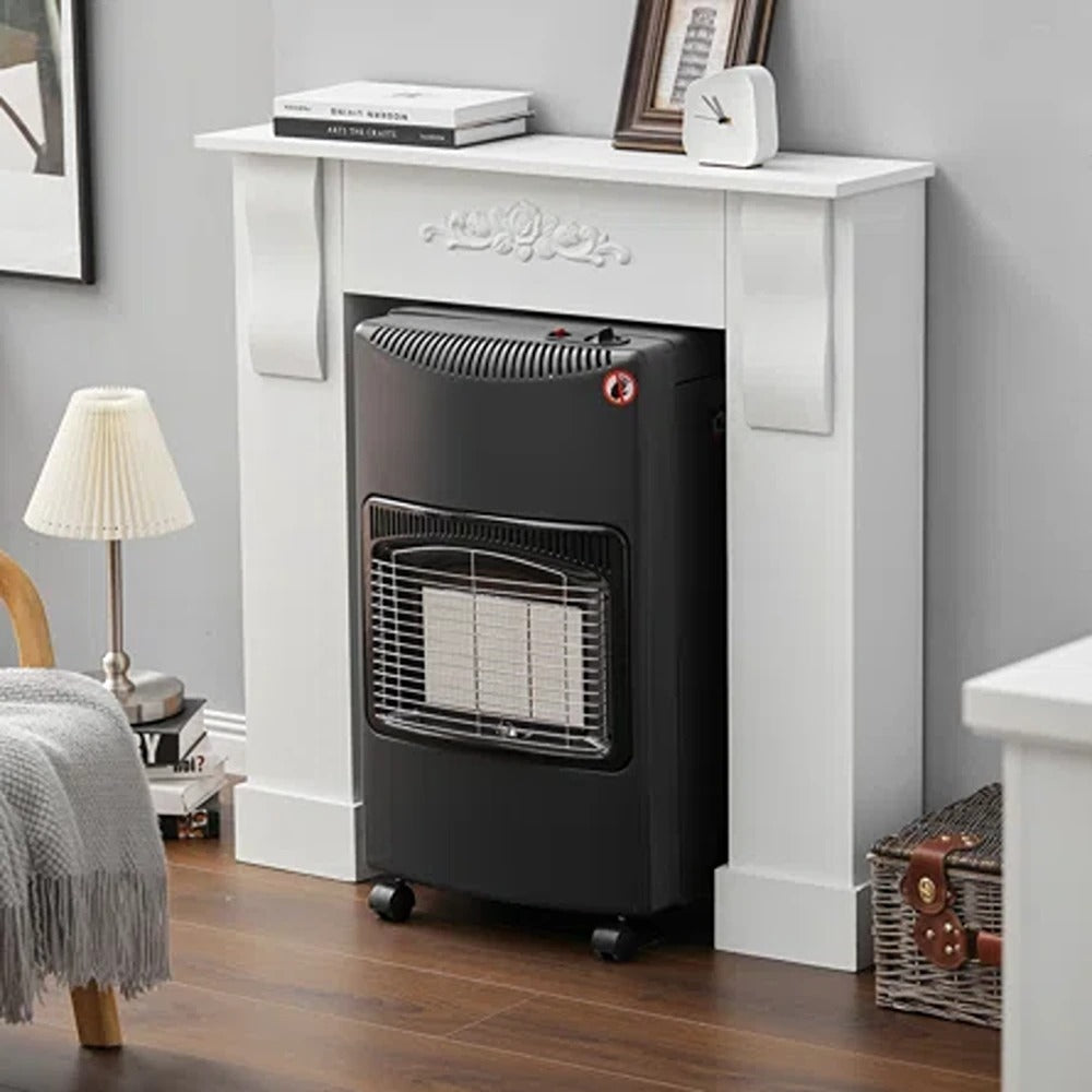 Kingavon Portable Gas Heater | 4.2kW, Slimline, Castor Wheels
