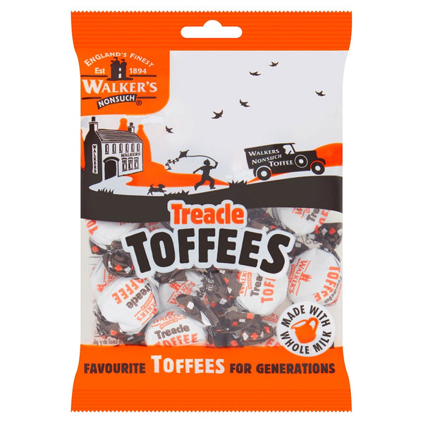 Walkers Treacle Toffee | 150 g, Individually Wrapped, No Artificial Colours