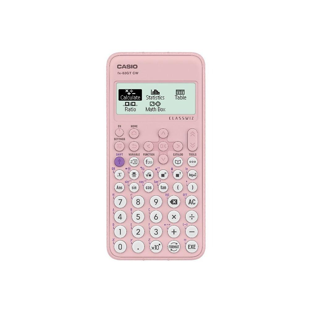 Casio Pink Scientific Calculator | 4 Line Display