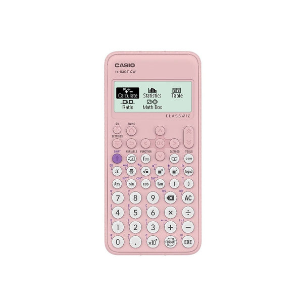 Casio Pink Scientific Calculator | 4 Line Display