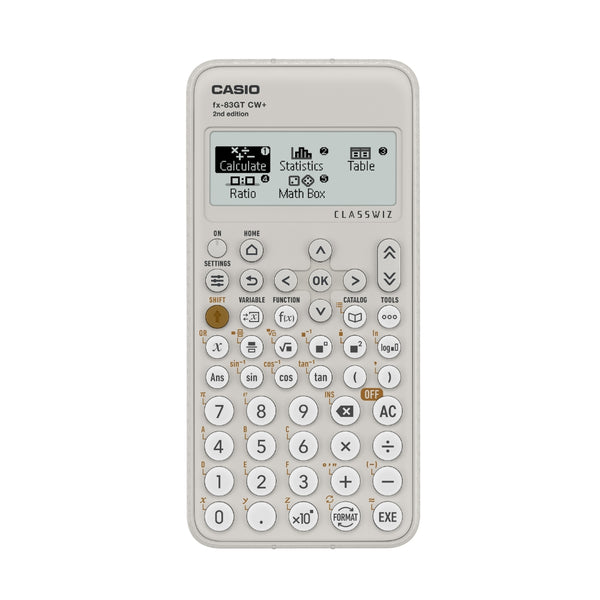Casio Scientific Calculator 4 Line Display White