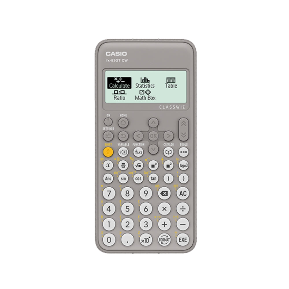 Casio Scientific Calculator 4 Line Display White