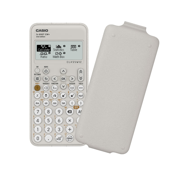 Casio Scientific Calculator 4 Line Display White
