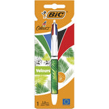 Bic 4 Colours Velours Retractable Ballpoint Pen