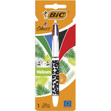 Bic 4 Colours Velours Retractable Ballpoint Pen