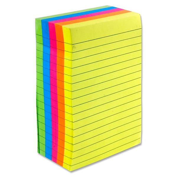 Premier Stationery FlagStikie Jumbo Notes Block 450 - Vibrant, Eco-Friendly Sticky Notes for Organized Writing