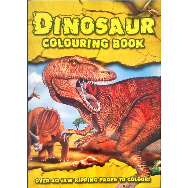 Alligator Dinosaur Colouring Book | 40+ Pages, Realistic Dinosaurs
