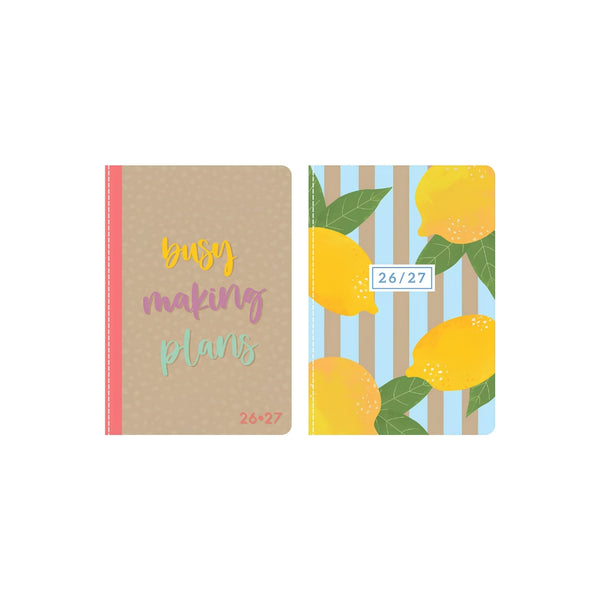 Academic A5 Kraft Week To View Recyclable Diary | A5